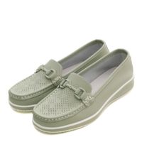 Зелёные мокасины P191-133