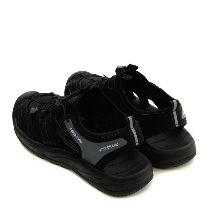 Чёрные сандалии YT015-011