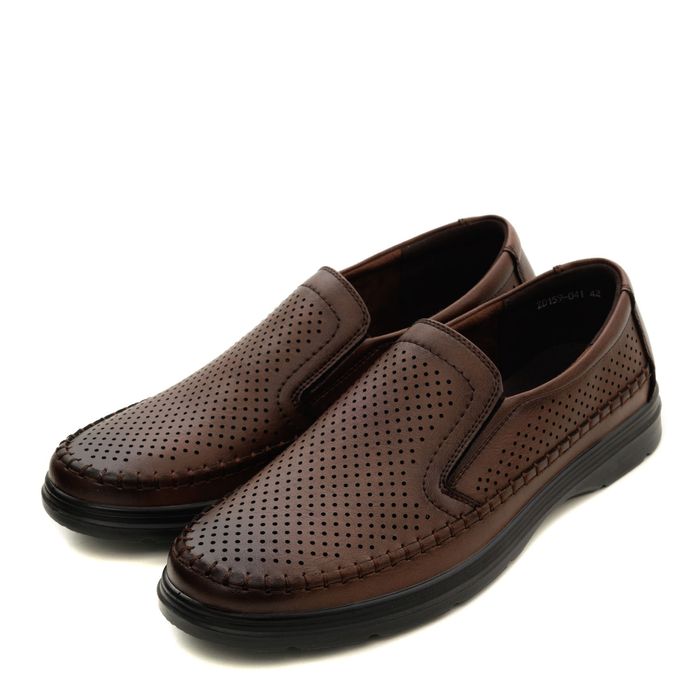 Коричневые полуботинки ZD159-041