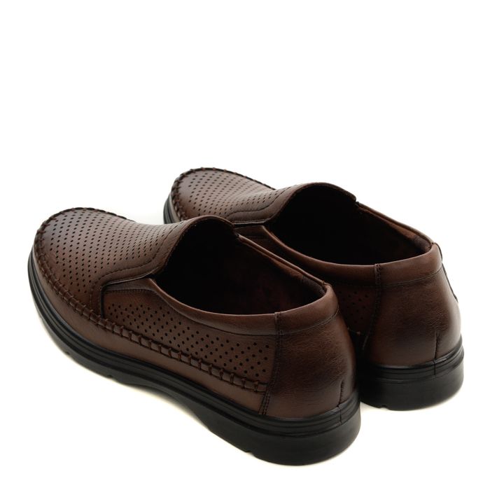 Коричневые полуботинки ZD159-041