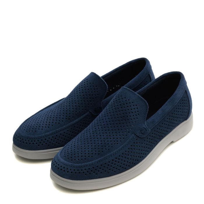 Синие лоферы ZW149-021