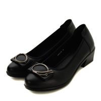 Audienz қара биік өкшелі туфлилері CV012-010_Audienz