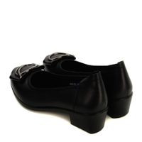 Audienz қара биік өкшелі туфлилері CV012-010_Audienz