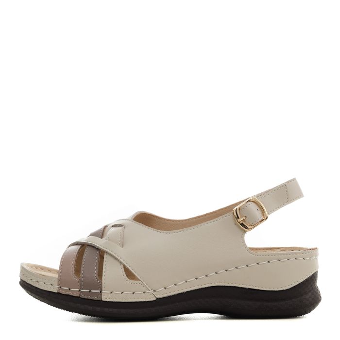 Бежевые босоножки NU482-012_Audienz