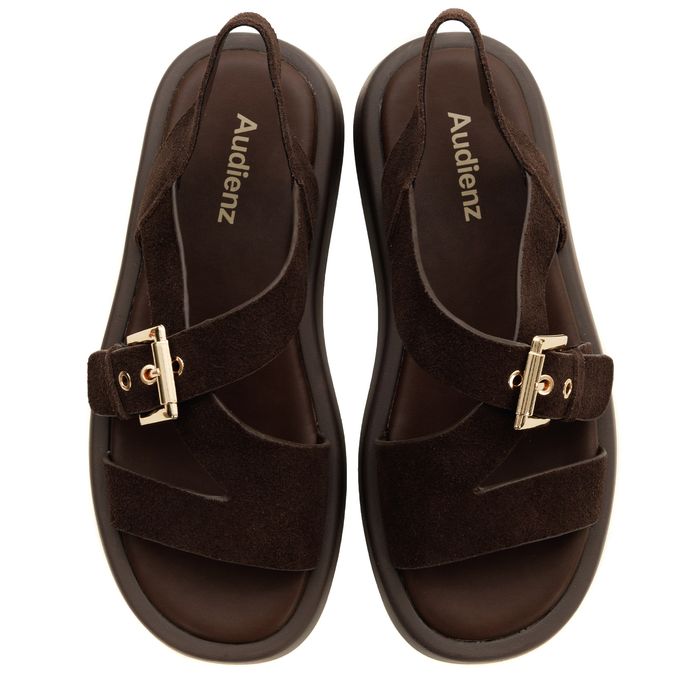 Коричневые сандалии Audienz 610088-7