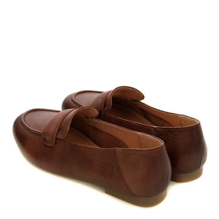 Коричневые лоферы Audienz 611664-0