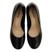 Audienz қара биік өкшелі туфлилері 612002-5