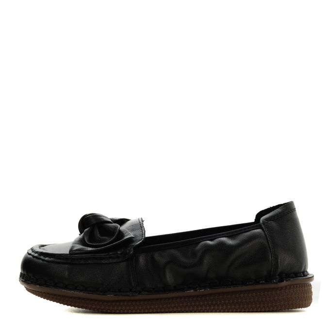 Audienz қара лоферлері