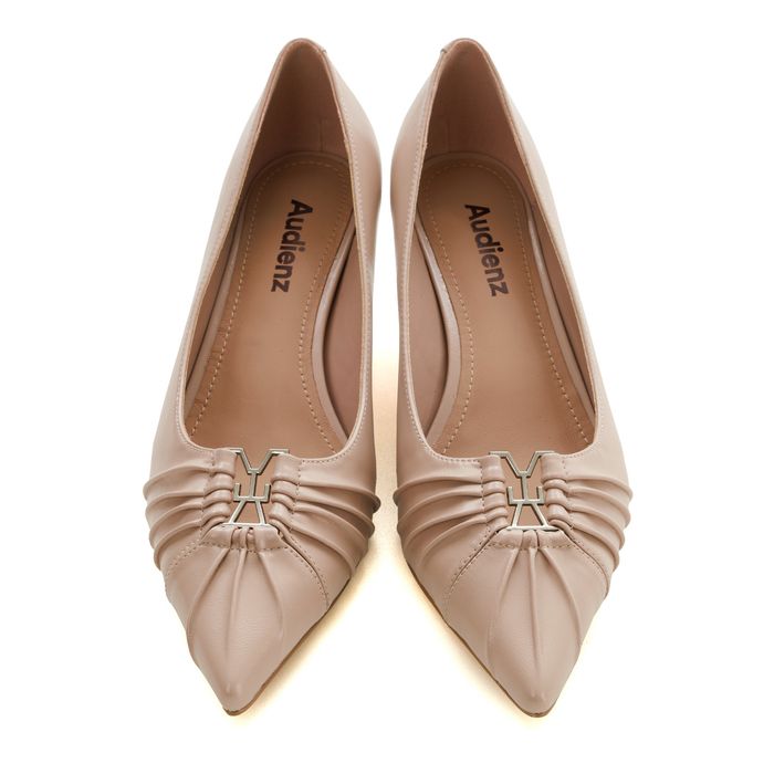 Бежевые туфли лодочки Audienz 613640-5
