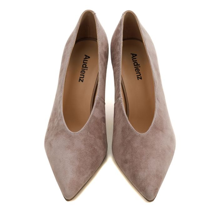 Серые туфли лодочки Audienz 614421-5