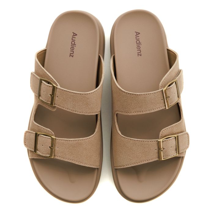 Бежевые пантолеты Audienz 614954-7