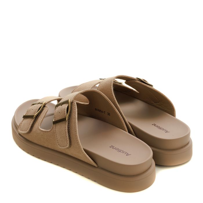 Бежевые пантолеты Audienz 614954-7