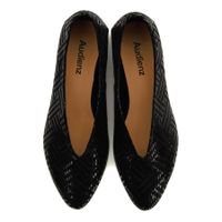 Чёрные балетки Audienz 616032-5