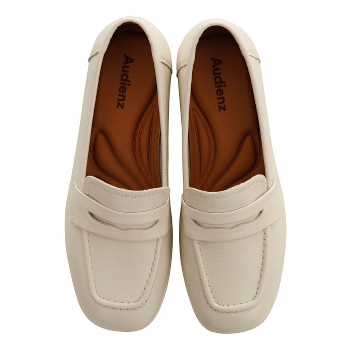 Белые лоферы Audienz 616962-9