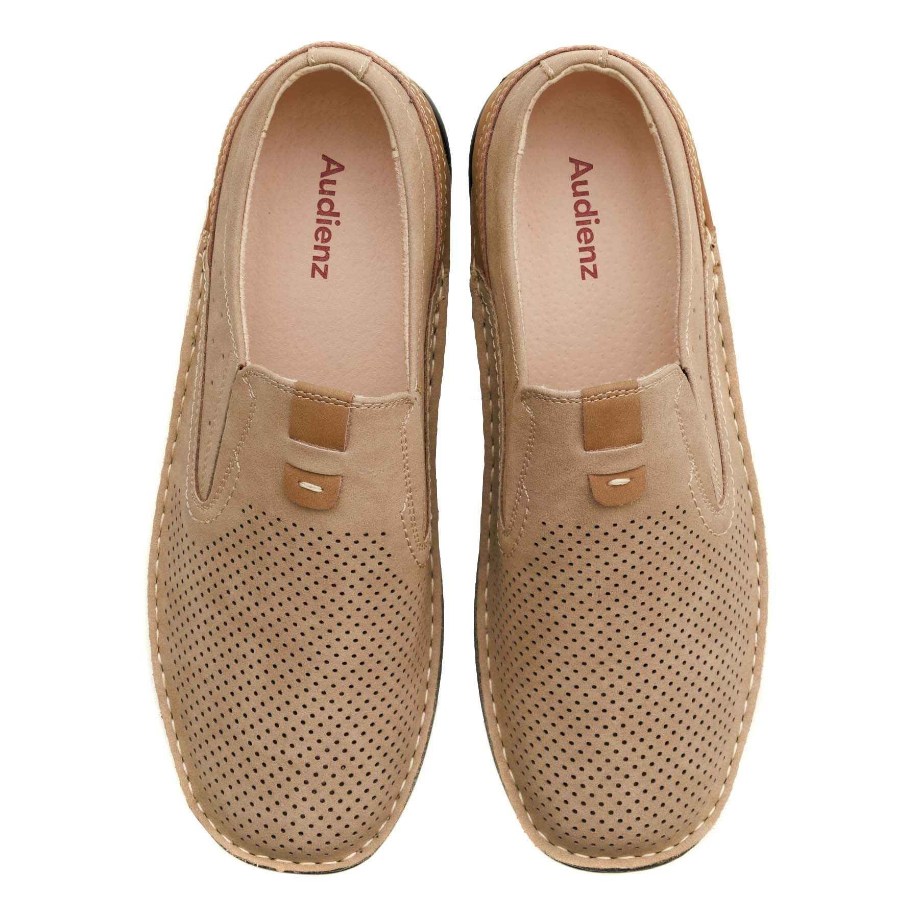 Бежевые полуботинки Audienz 617907-5