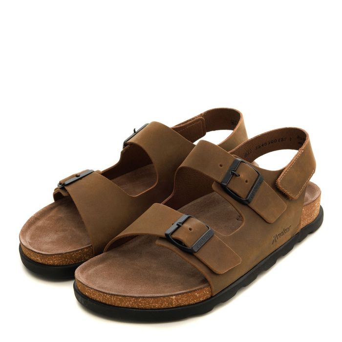 Коричневые сандалии 21152-25