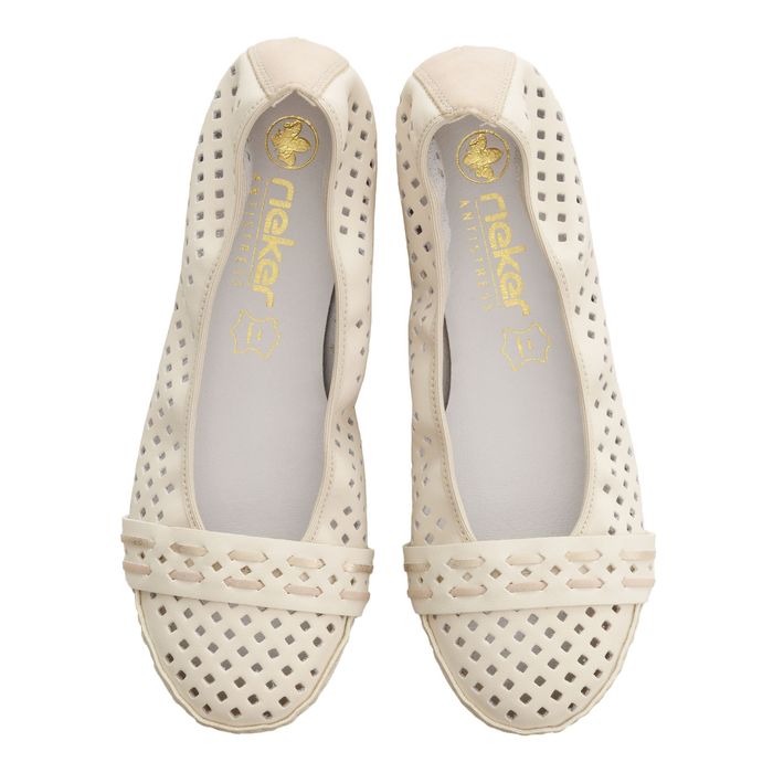 Бежевые мокасины 41430-60