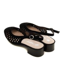 Чёрные туфли с открытой пяткой Rieker 43457-00
