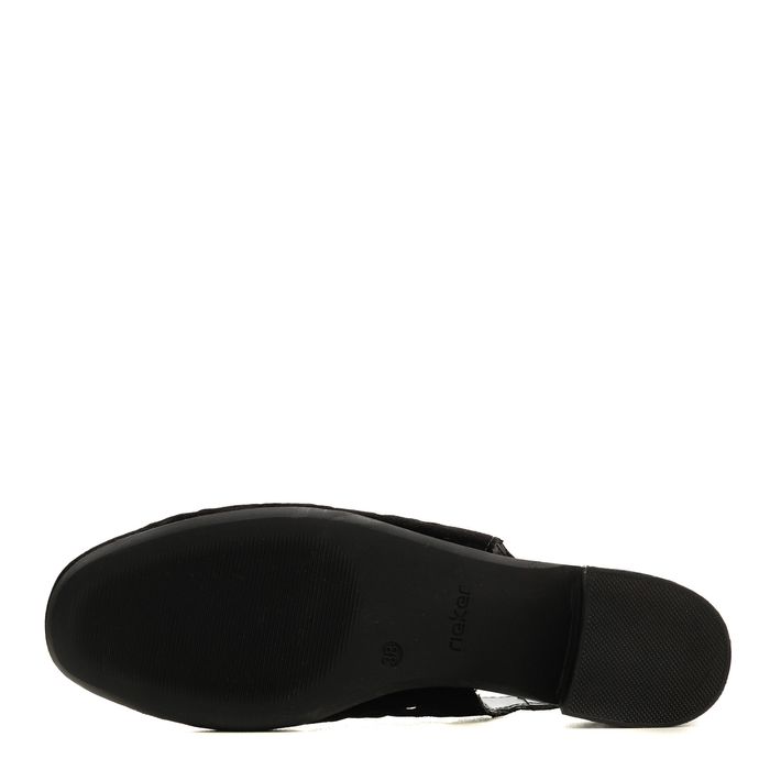 Чёрные туфли с открытой пяткой Rieker 43457-00