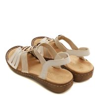 Бежевые босоножки 60851-60