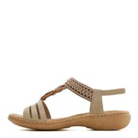 Бежевые босоножки 61855-62