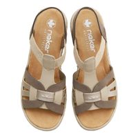 Мультиколорные босоножки Rieker 65918-64