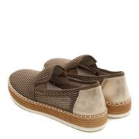 Бежевые слипоны Rieker L7873-64