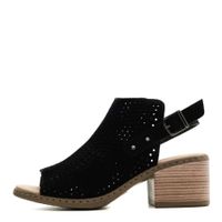 Чёрные босоножки V0590-01