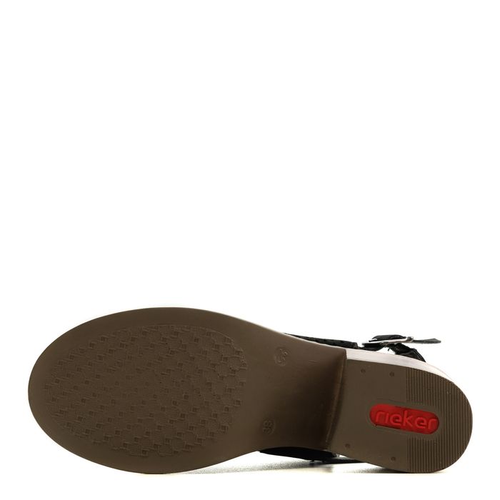 Чёрные босоножки V0590-01