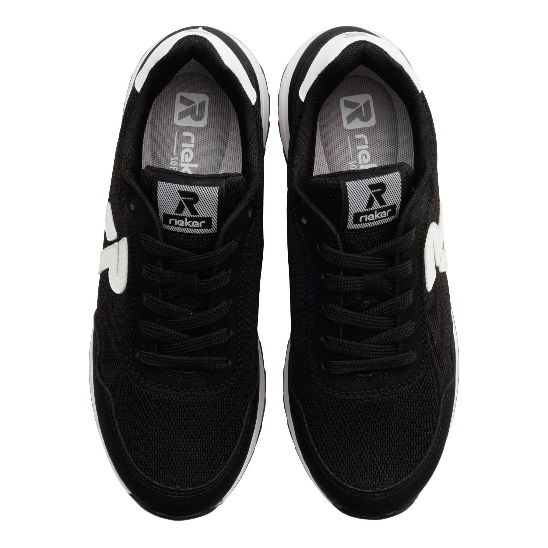 Чёрные кроссовки RIEKER SPORT W2404-00