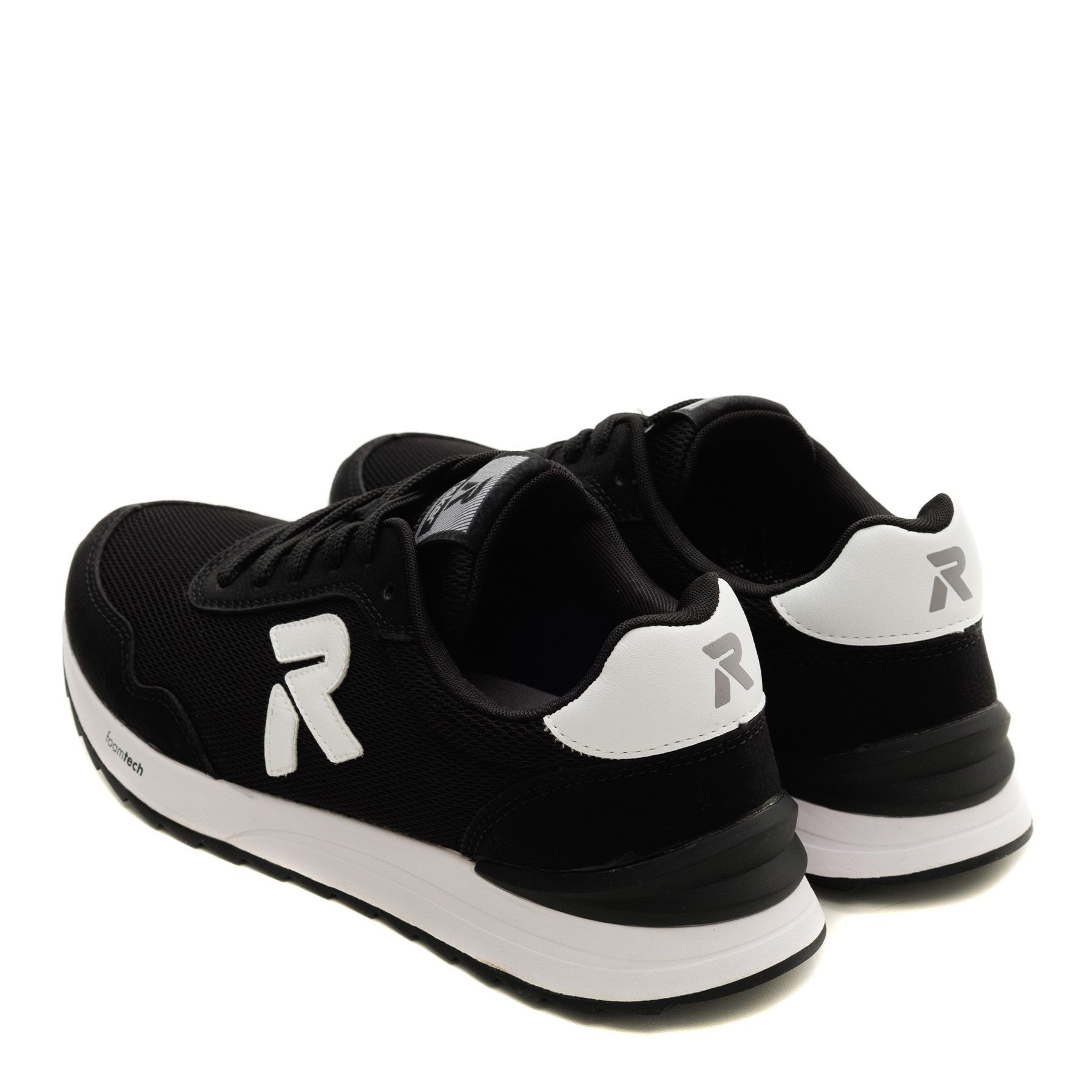 Чёрные кроссовки RIEKER SPORT W2404-00