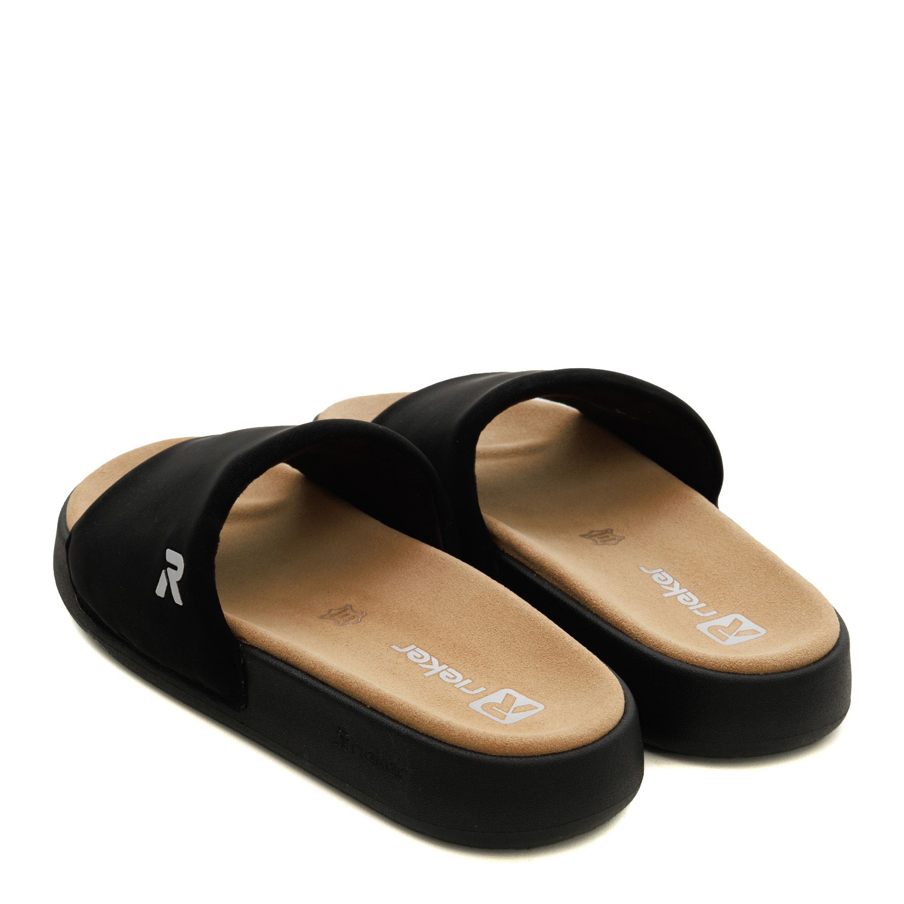 Чёрные пантолеты RIEKER SPORT W3250-00