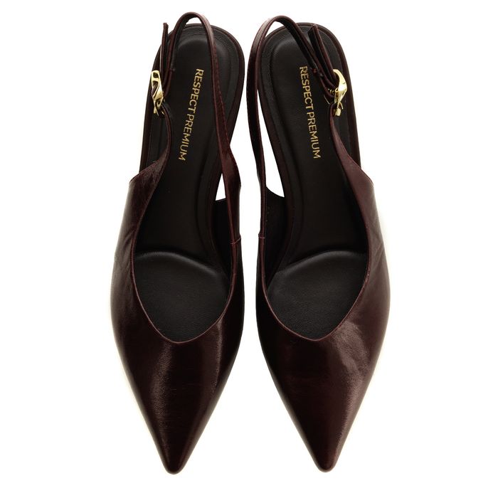 Respect Premium күрең туфлиөкшесі ашық VK56-201325