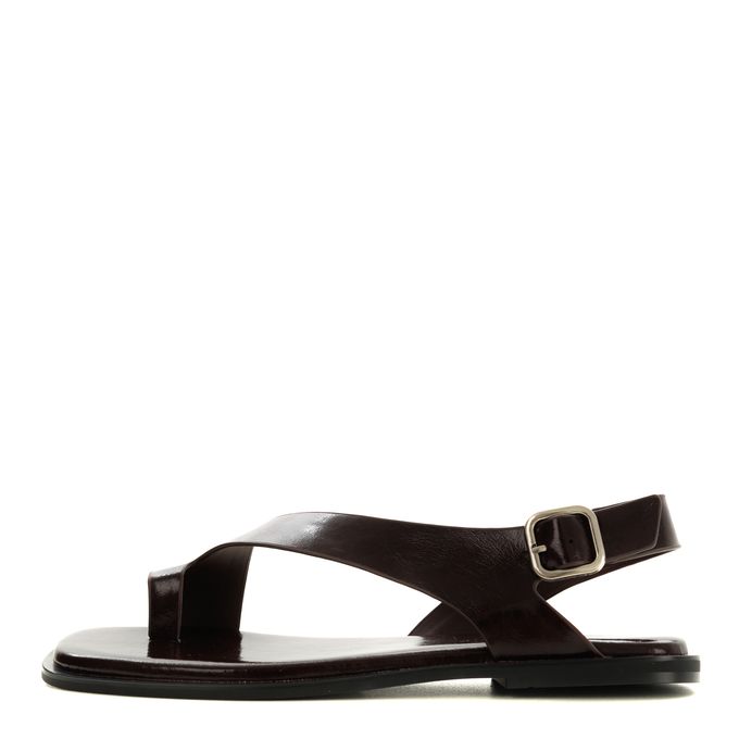 Бордовые сандалии Respect