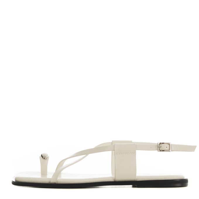 Белые сандалии Respect