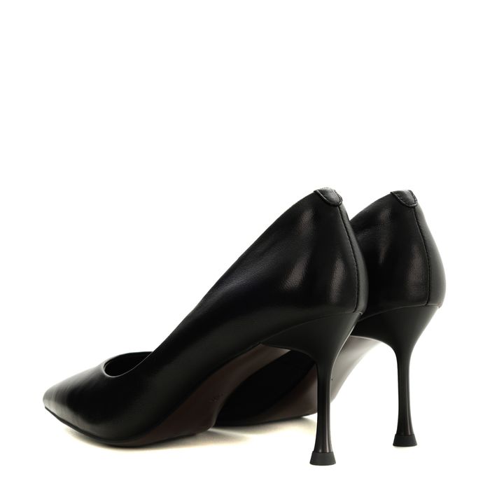 Respect Premium қара биік өкшелі туфлилері VS75-201513